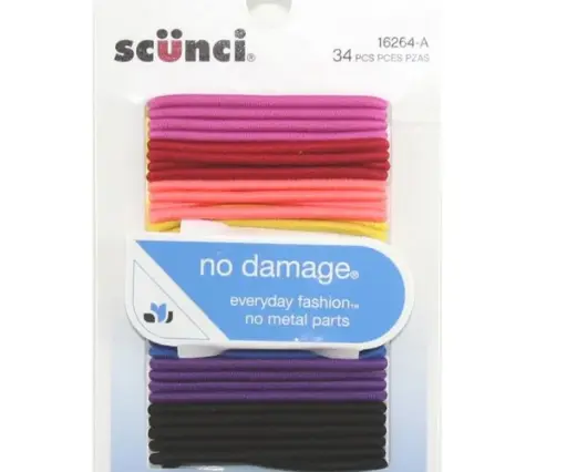 SCUNCI COLAS MINI 34 PCS SURTIDAS FINE HAIR 