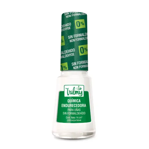 VALMY TRATAMIENTO UÑAS QUIMICA ALEMANA ENDURECEDORA TAPA VERDE