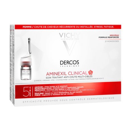 VICHY DERCOS AMINEXIL CLINICAL AMPOLLAS 21X6ML
