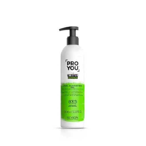 Revlon Pro You the Twister Scrunch Curl Active Gel, 350 Ml Gel activador de rulos