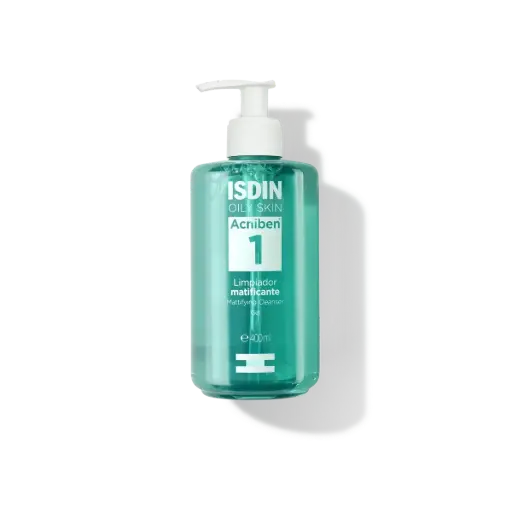 Isdin Acniben Mattifying Cleansing Gel 400ml Gel limpiador Matificante para piel grasa