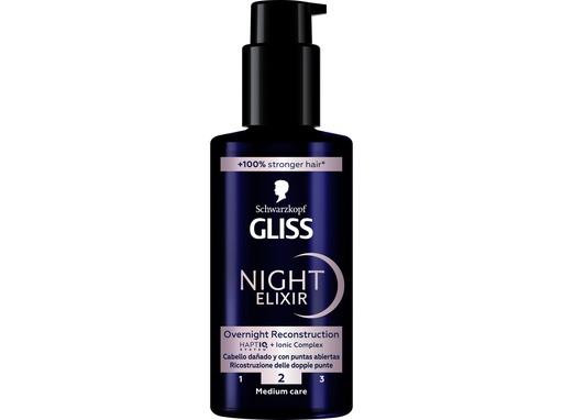 Schwarzkopf Gliss Night Elixir Split Ends Serum 100ml Serum para puntas abiertas